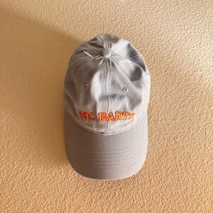 Sky Blue St. Barts Cap with Orange Embroidery by Ouai NWOT